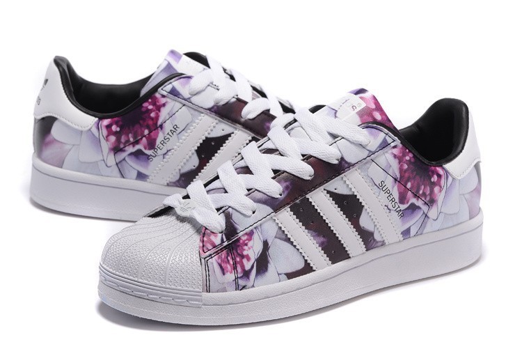 basket adidas a fleur