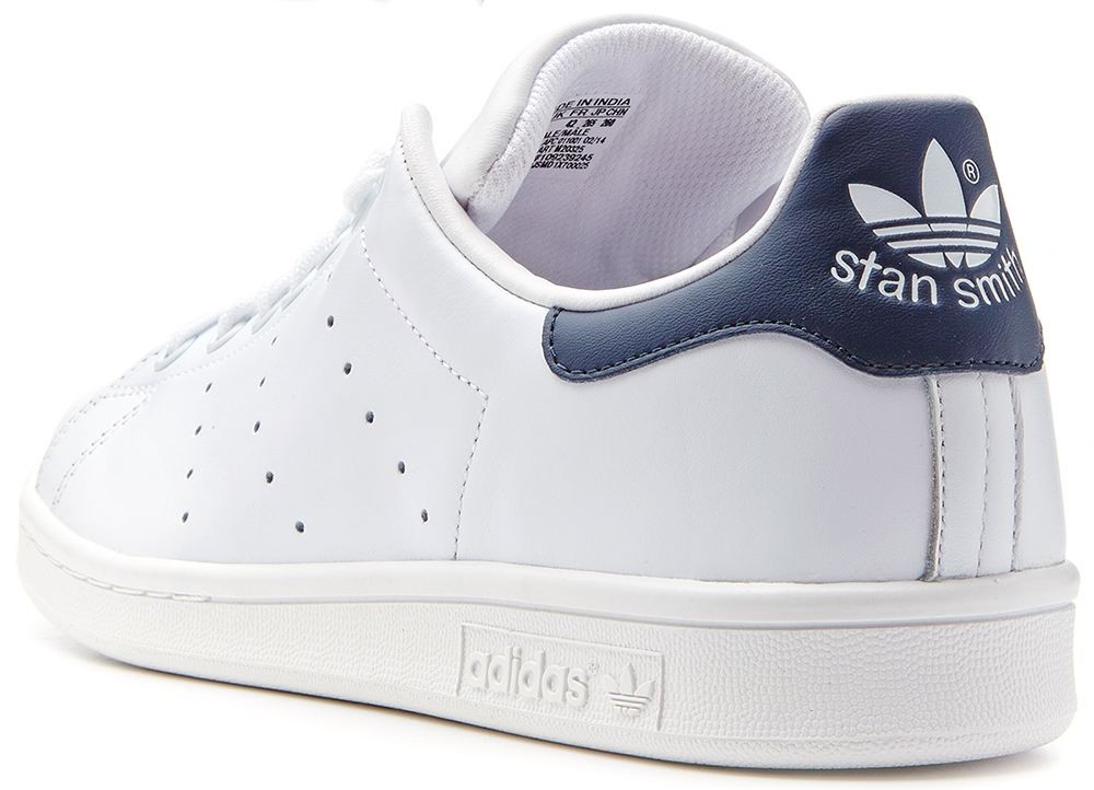 stan smith blanc bleu homme