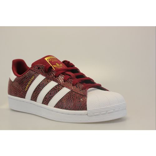 adidas superstar blanc et bordeaux