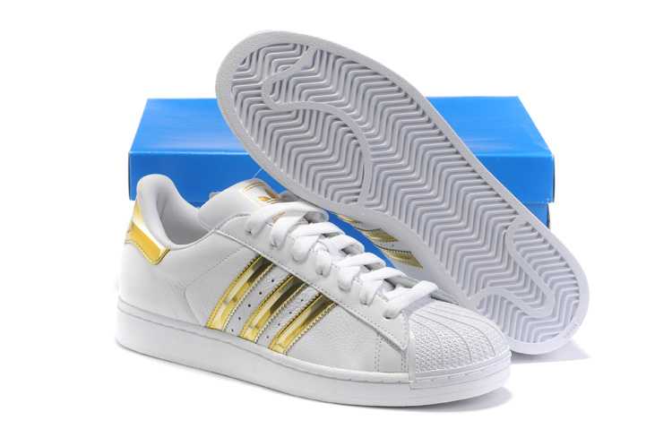 adidas superstar femme or