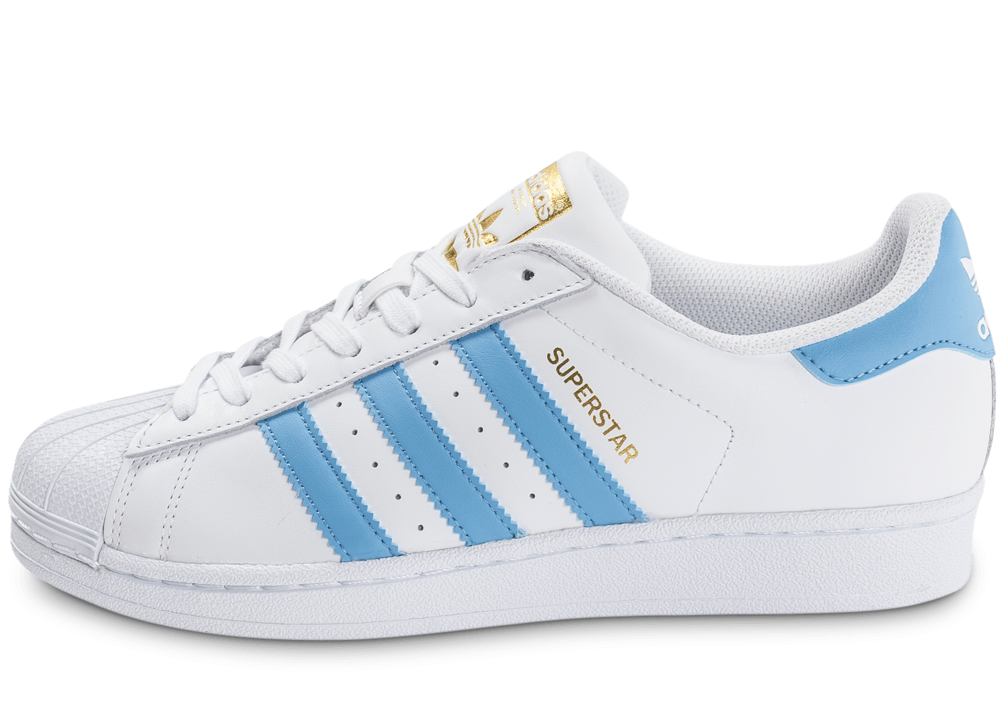 superstar femme blanche et bleu