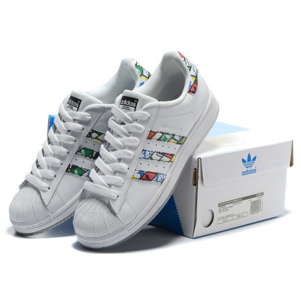 superstar adidas coloré