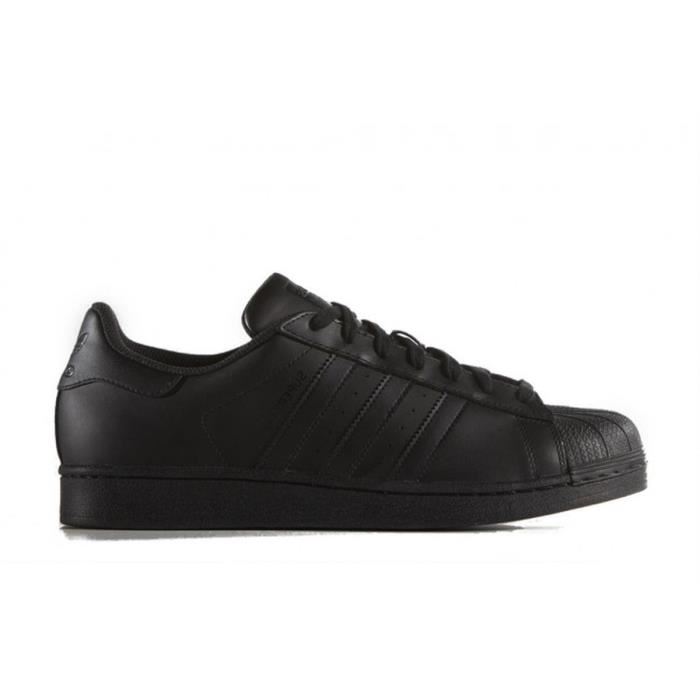 superstar blanche et noir croco
