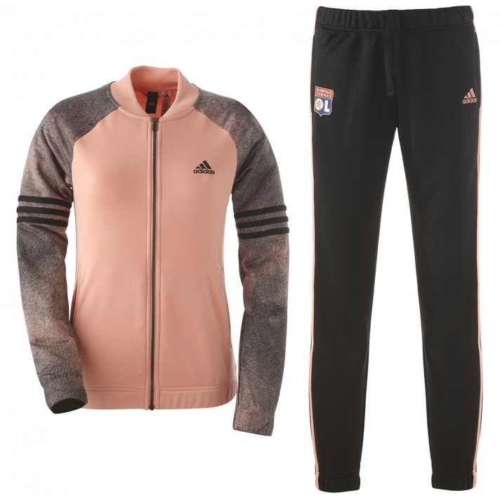 survetement adidas femme rose et gris