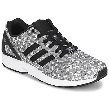 zx flux noir blanc