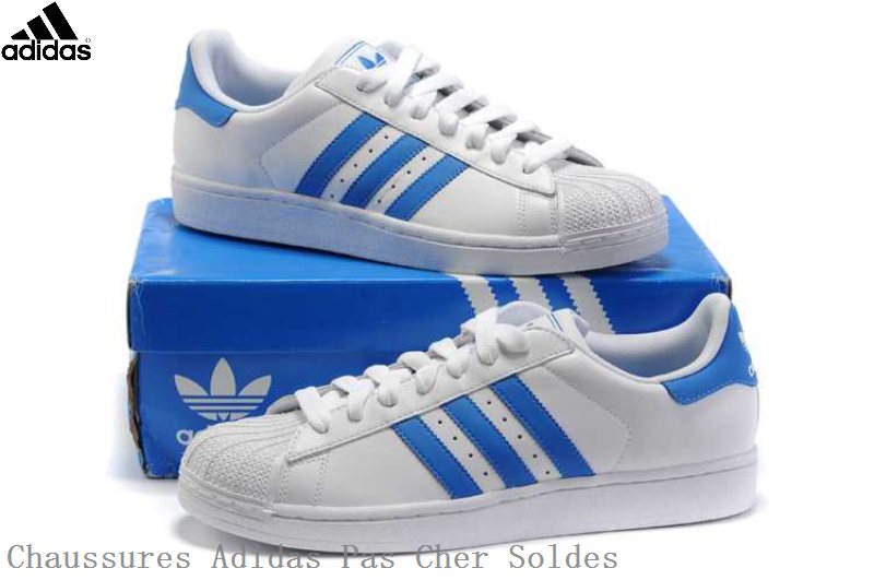 superstar adidas blanche et bleu